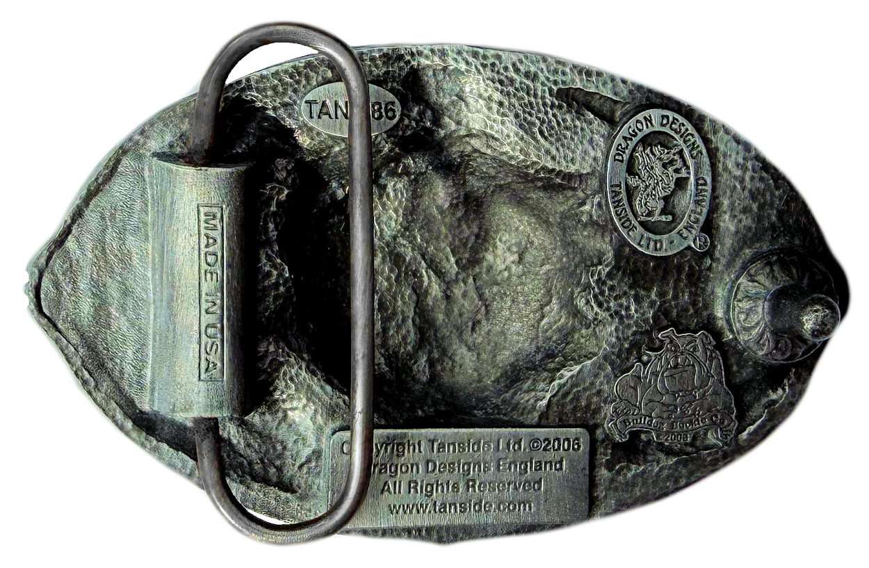 Red Rose Belt Buckle